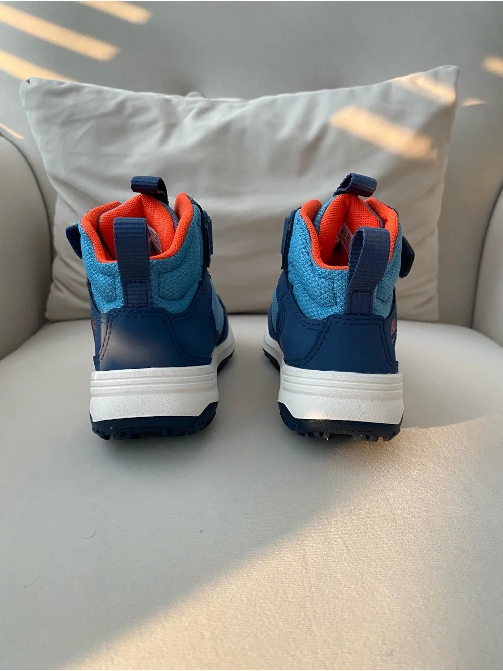 Timberland Blue and Orange Motion Access Boots 7 Toddler